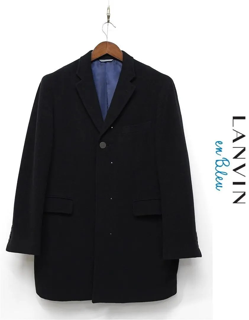 ランバンオンブルー チェスターコート48 2025年最新】LANVIN en Bleu メンズ チェスターコートの人気