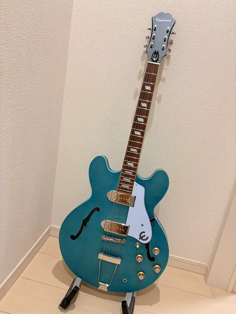 Epiphone casino worn blue denim 再塗装品