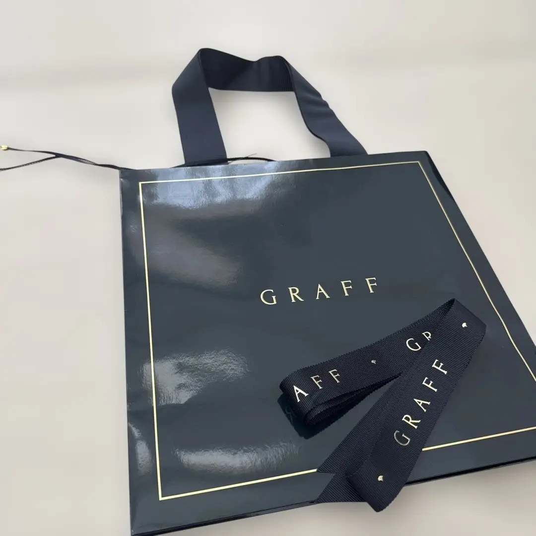 GRAFF ケース ボックス リボン ショッパー 保存袋 GRAFF グラフ ケース 保存箱 空箱 リボン ショッパー｜Yahoo