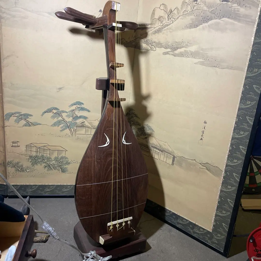 【参考品】薩摩琵琶用 撥・欅 参考品】薩摩琵琶用 撥・欅