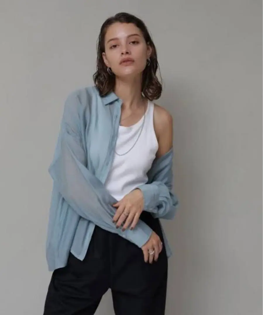 美品　CADUNE シアーシャツ シアーシャツ | シャツ・ブラウス | CADUNE（カデュネ
