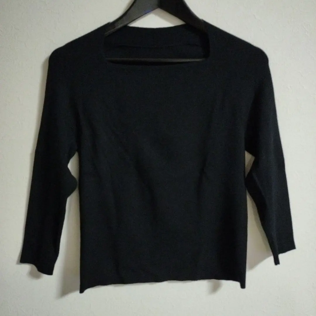 Thumbnail of ICHIE STRAWBERRY-FIELDS Three-quarter sleeve sweater, black