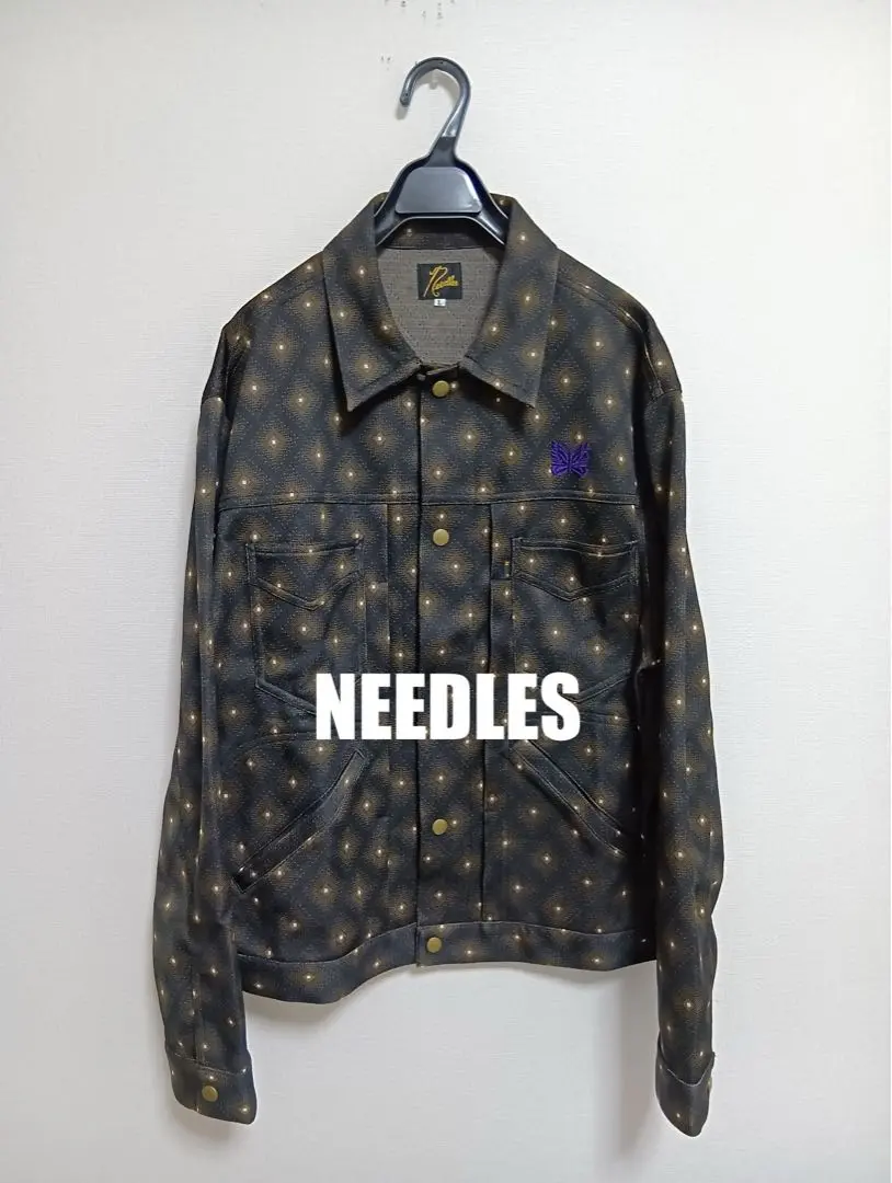 【関税込み】NEEDLES グレー Penny デニムジャケット NEEDLESのグレー Penny デニムジャケットがセール中