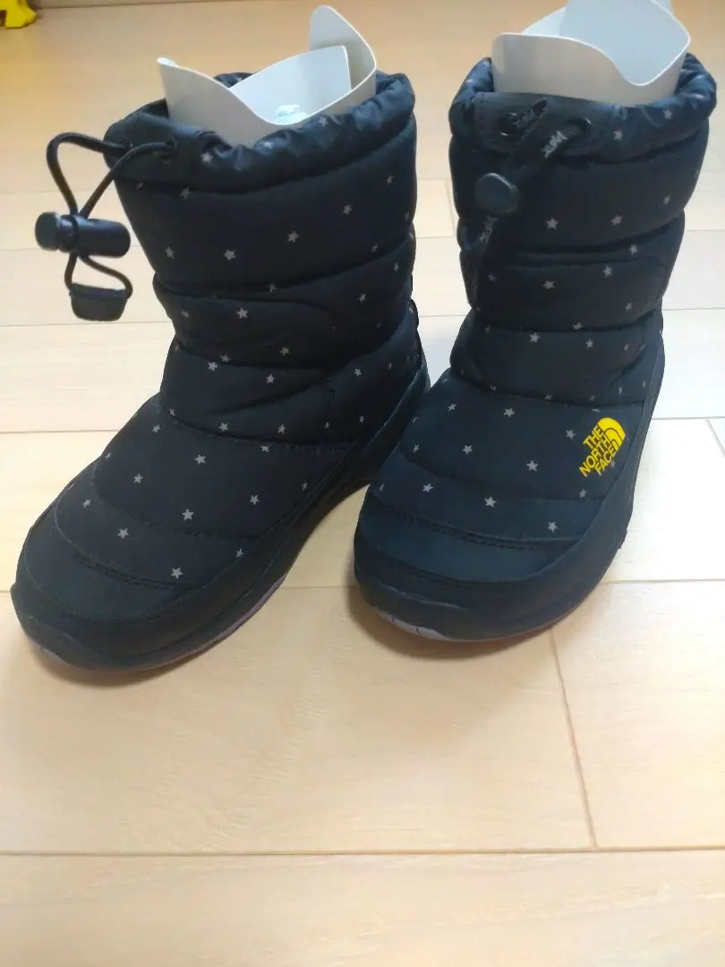 【即日発送】 希少美品！Xgirl×The North 18センチ 星柄ヌプシブーツ Face ブーツ・ブーティ