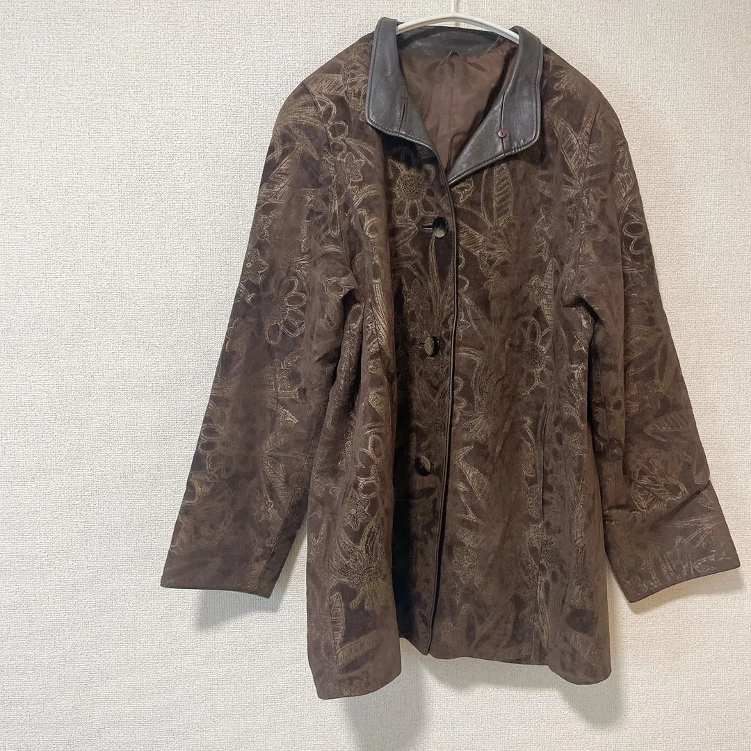 Thumbnail of Jacket Outerwear Unisex All-over Pattern Brown Unique Vintage