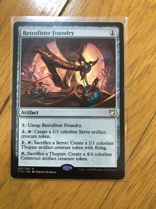 MTG 改良式鋳造所 ４枚組 日)改良式鋳造所 / Retrofitter Foundry【DRC】 No.136｜MtG通販