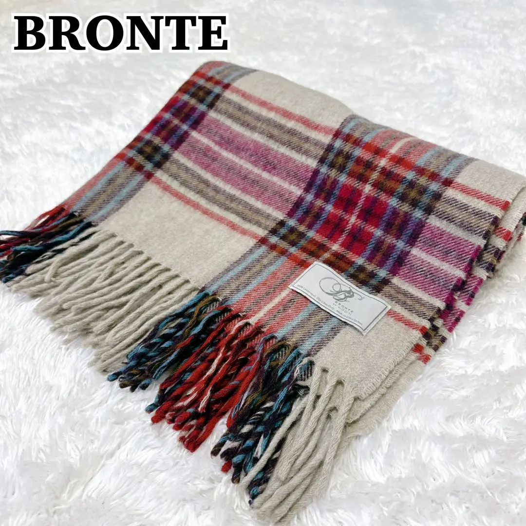 BRONTE　大判ストール　ウール100％　PLUM 楽天市場】【シーズン最終値下げ】イギリスブロンテ【Bronte by
