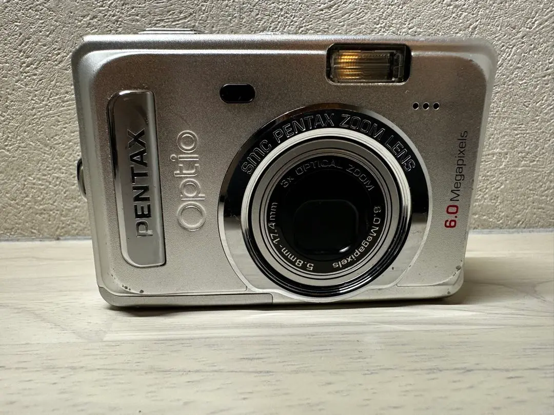 PENTAX Optio S6 充電器付き　コンパクトカメラ　デジカメ Amazon | Optio S6(600万画素/2.5インチ液晶/シルバー