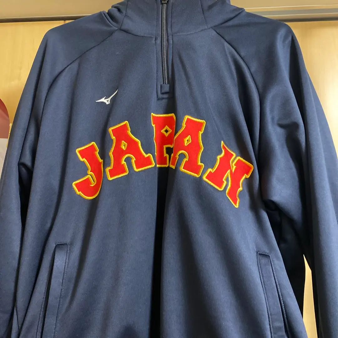 【24時間以内発送】WBC★侍ジャパン★レプリカパーカー★Ｏサイズ★新品未使用★ 2025ver. 侍ジャパン 野球 日本代表ユニフォーム風パーカー