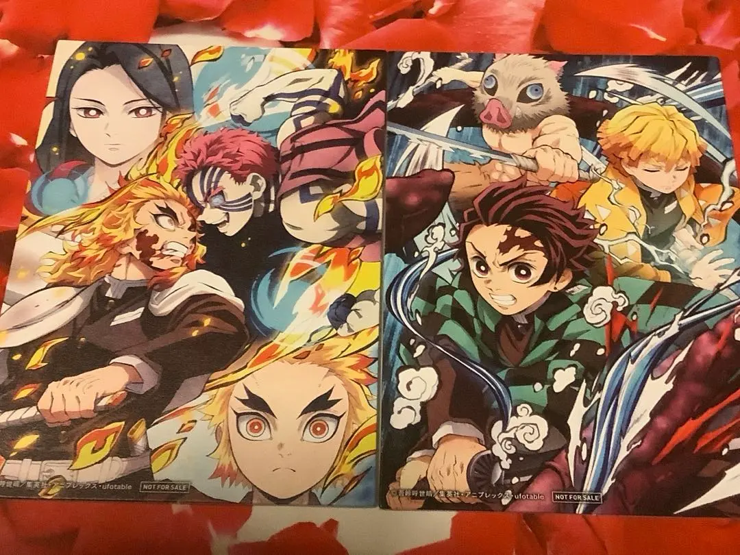 鬼滅之刃 入場者特典 插畫板 無限列車篇 煉獄千壽郎 炭治郎 的縮圖