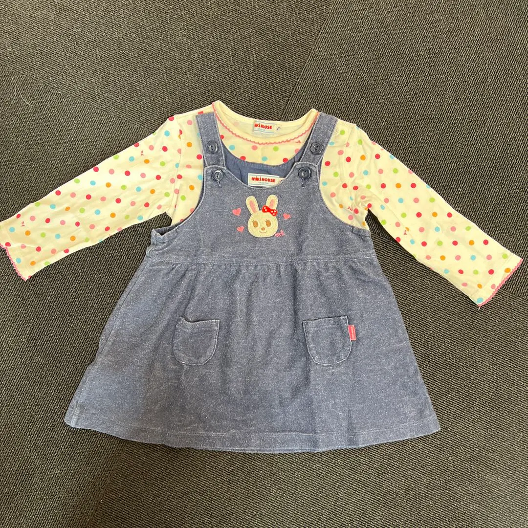 Thumbnail of MIKI HOUSE Denim-style Dress