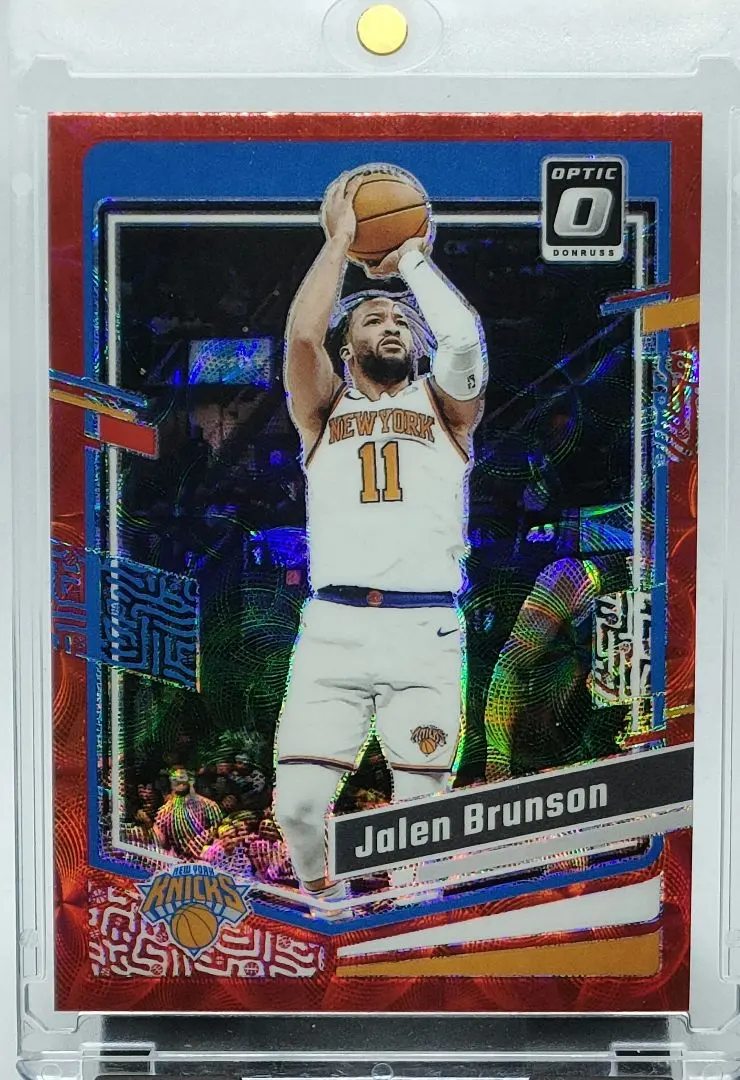 Thumbnail of Jalen Brunson Red Scope Prizm Optic