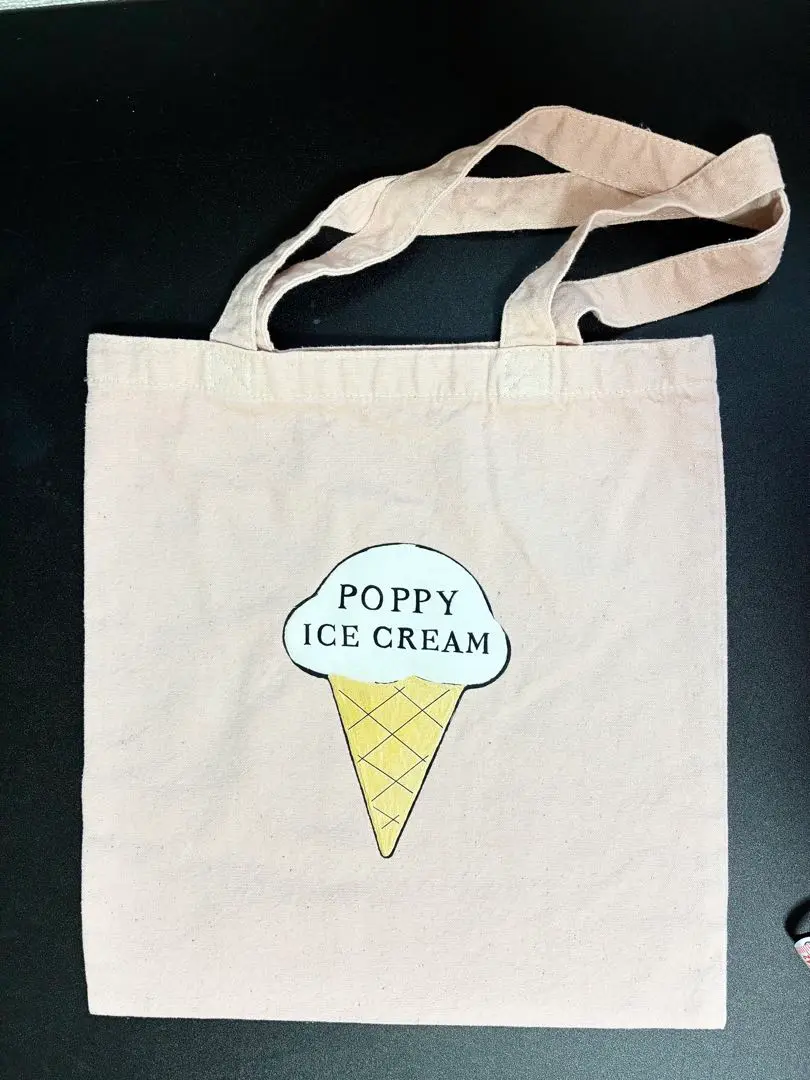 未使用　POPPY アイスクリーム　トートバッグ　fofofofa 菊池亜希子 fofofofa POPPY ICE TOTE BAG トートバッグ 菊池亜希子 - メルカリ