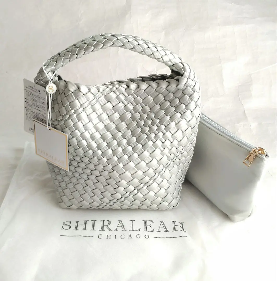 SHIRALEAH　シラレア　イントレチャートメッシュバッグ　ティアラ　シルバー 2025年最新】シャラレア バッグの人気アイテム - メルカリ