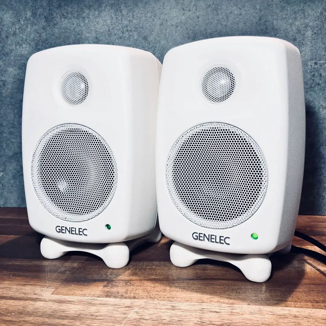 GENELEC 6010A ペア スピーカー WMホワイト ジェネレック GENELEC/スピーカー/6010AWM(1ペア) -DJ機材アナログレコード