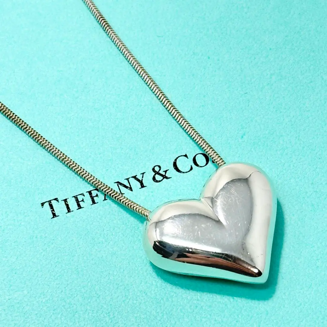 Tiffany & Co. - ティファニー ピンチドハート ネックレス