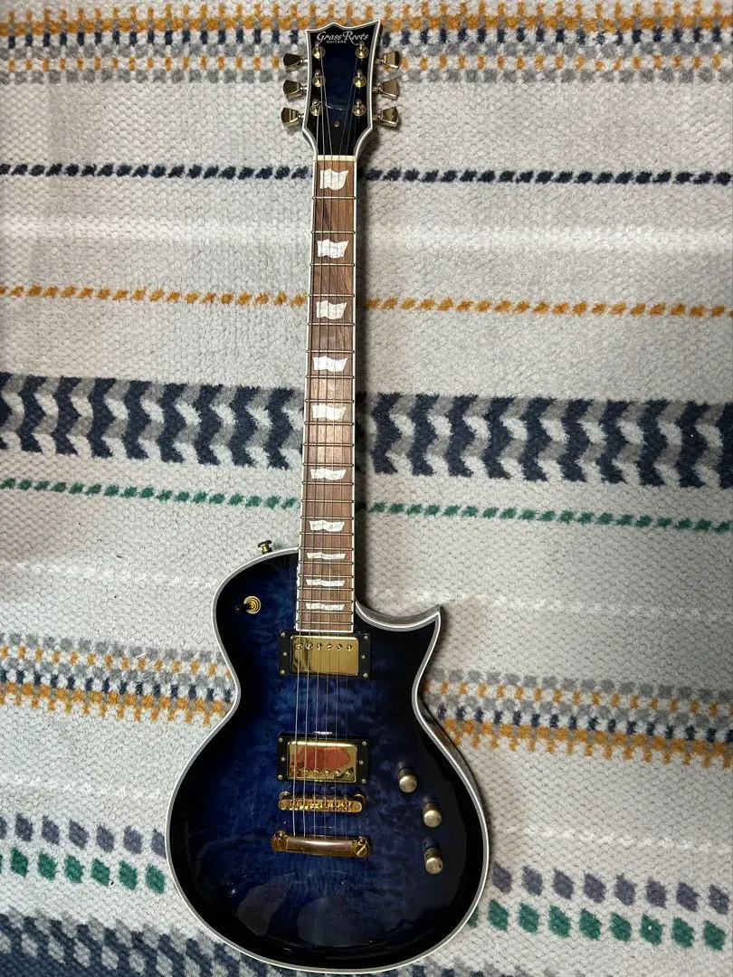 GrassRoots by ESP レスポール Limited ブルメタ美品! ESP GrassRoots / G-LP-CTM │ レスポールカスタムタイプ