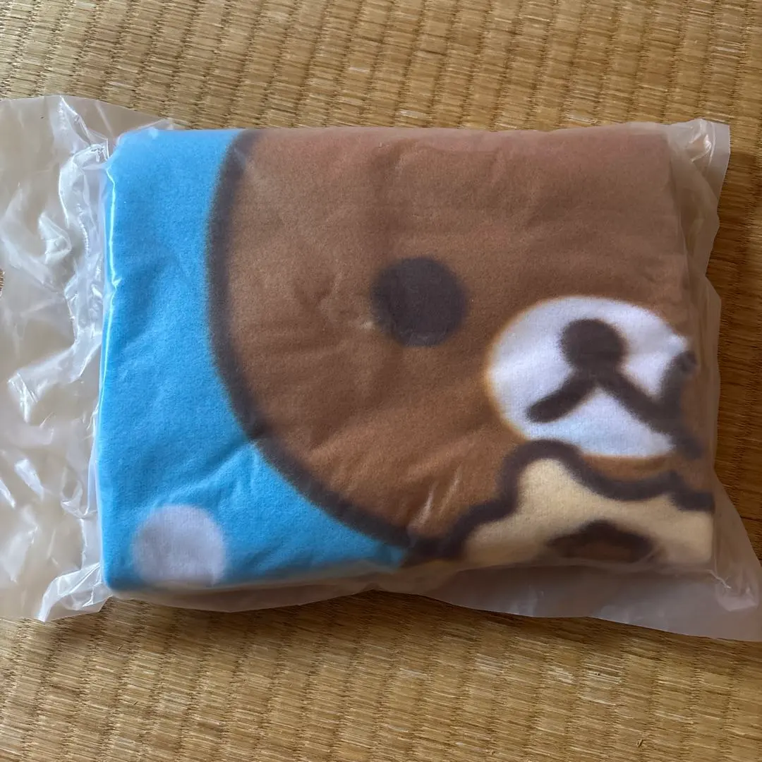 Thumbnail of Rilakkuma Mister Donut Blanket, Fleece Material