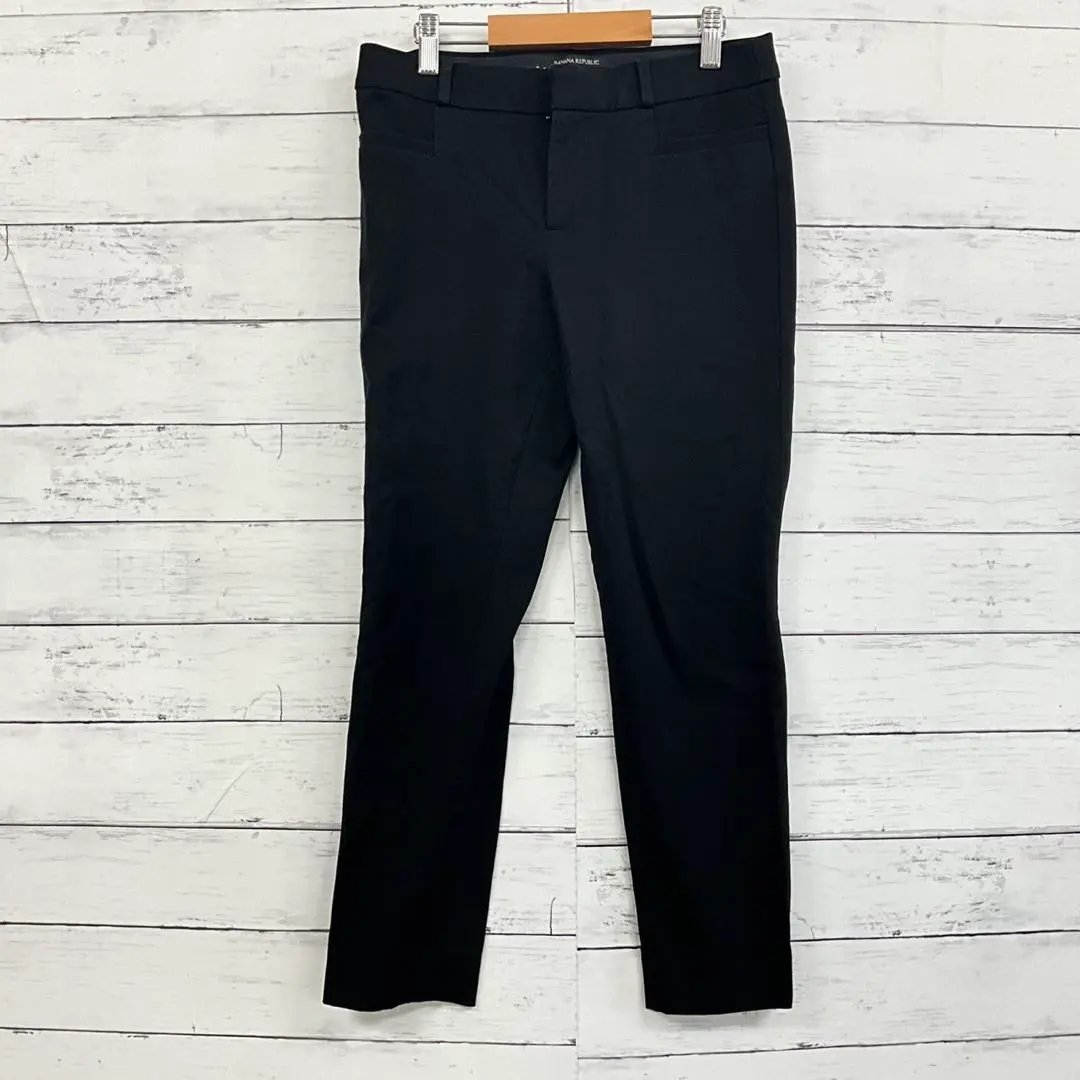 Thumbnail of BANANA REPUBLIC Slim Pants, Black, for Commuting and the Office, Elegant and Sophisticated