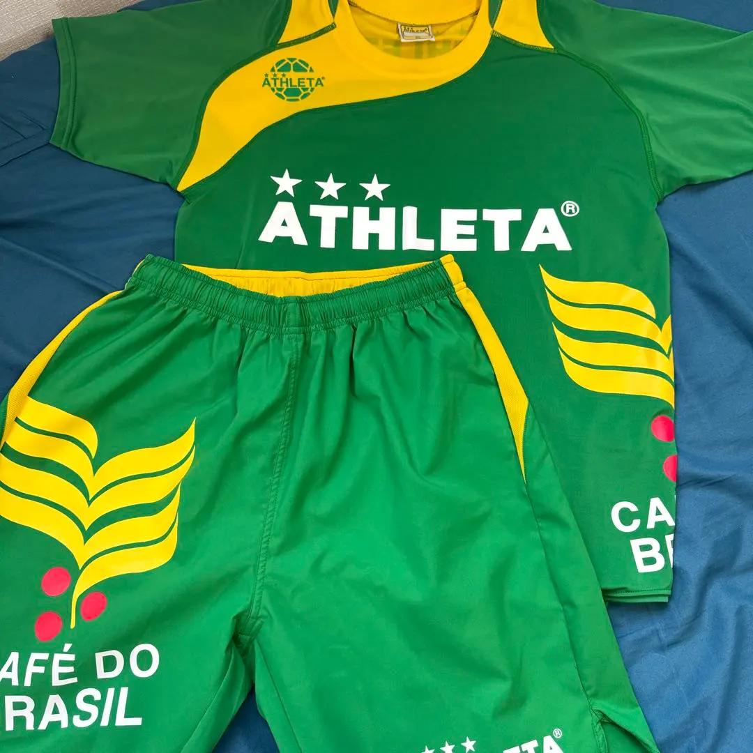 Thumbnail of ATHLETA soccer shirt (SS size) and pants (M size) set, in excellent condition