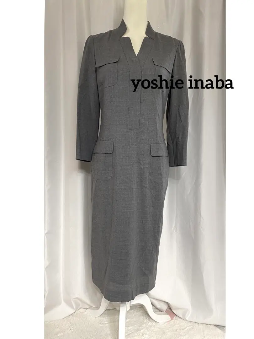 YOSHIE INABA ヨシエイナバ ロングワンピース ブラウン 9 B930 2025年最新】yoshie inaba レディース ロングワンピースの人気