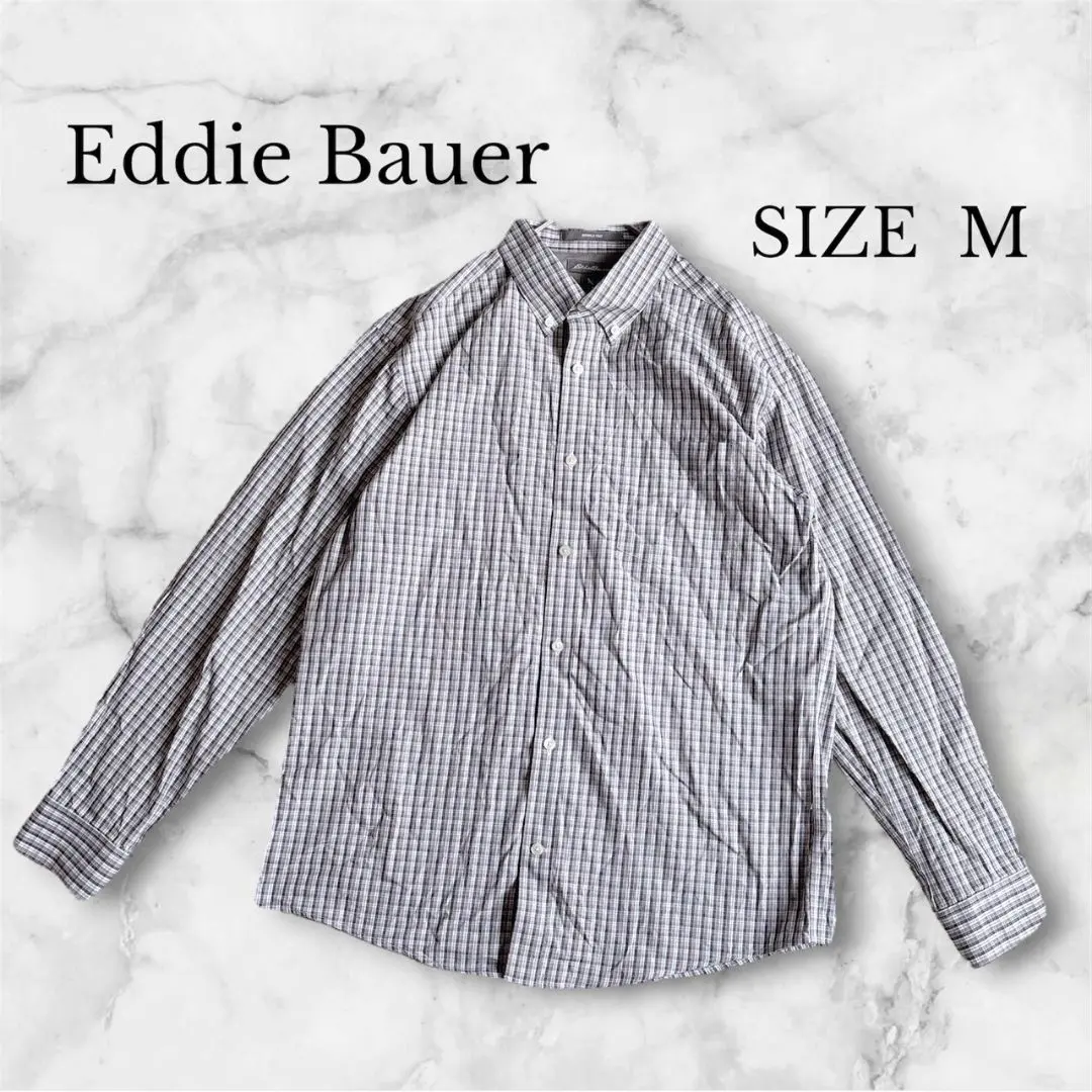Thumbnail of ✨Excellent Condition✨ Eddie Bauer Long Sleeve Shirt Checkered Button-Down Casual M