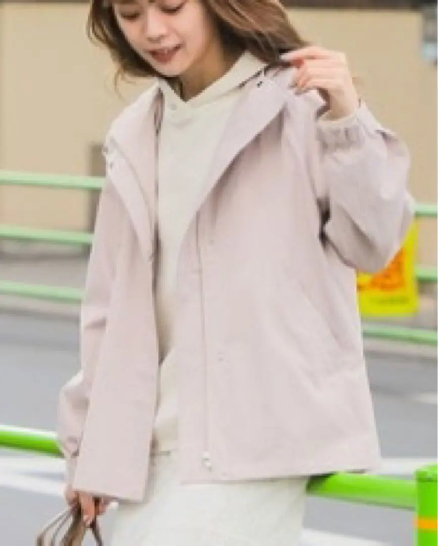 Thumbnail of Honeys, light pink hooded mountain parka