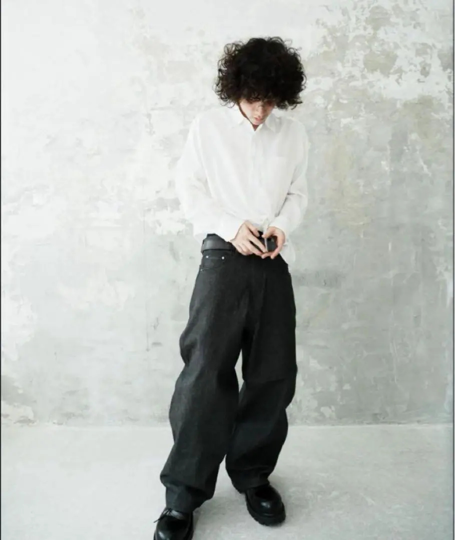 k*y様 geeks INDIGO DENIM BAGGY PANTS サイズ1 注目ショップ・ブランドのギフト INDIGO DENIM BAGGY PANTS