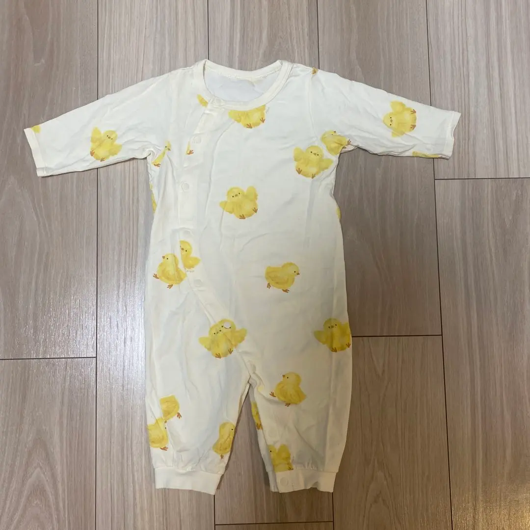 Thumbnail of Gelato Pique Chick Pattern Long Sleeve Romper