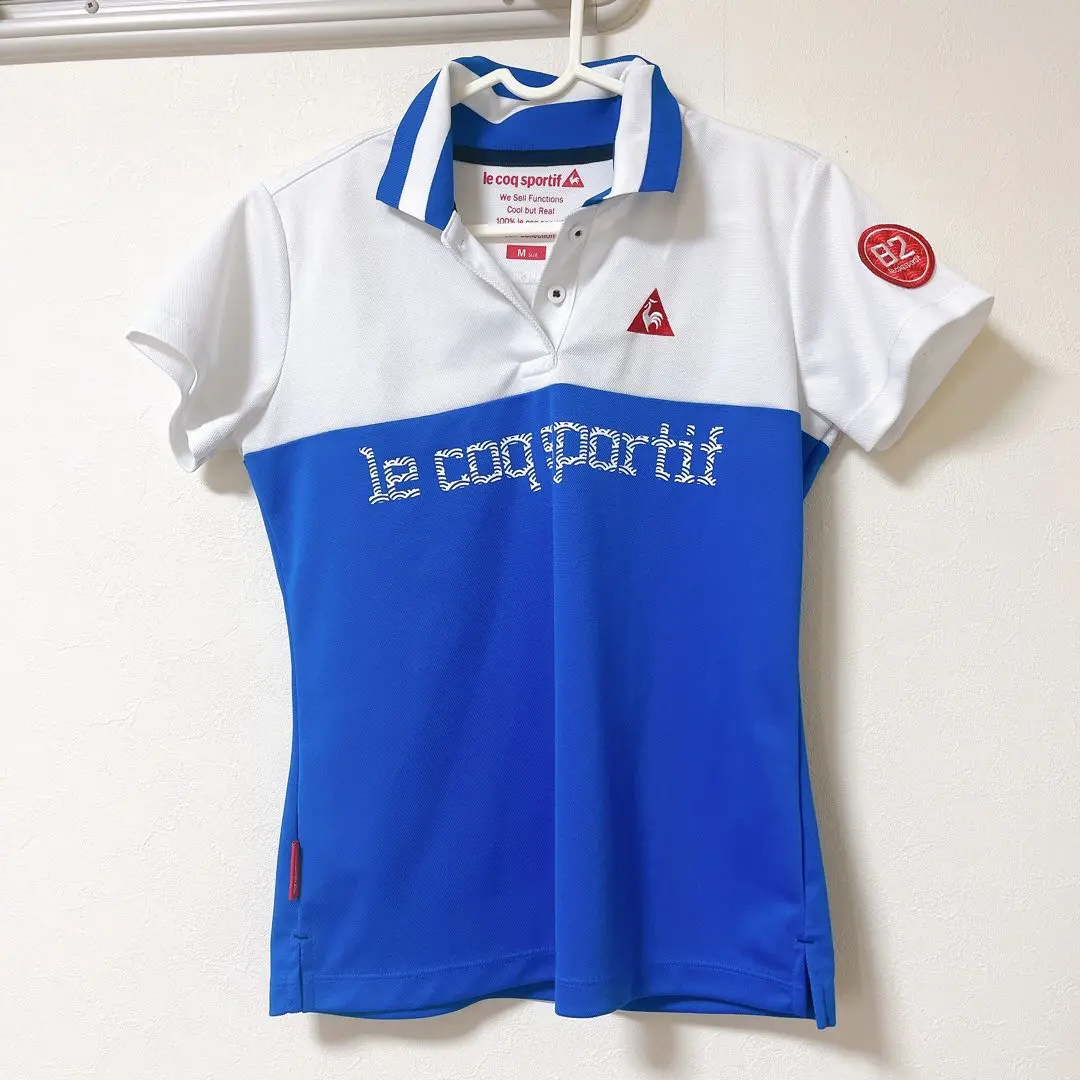 Thumbnail of Le Coq Golf Women's Top Short Sleeve Blue M size