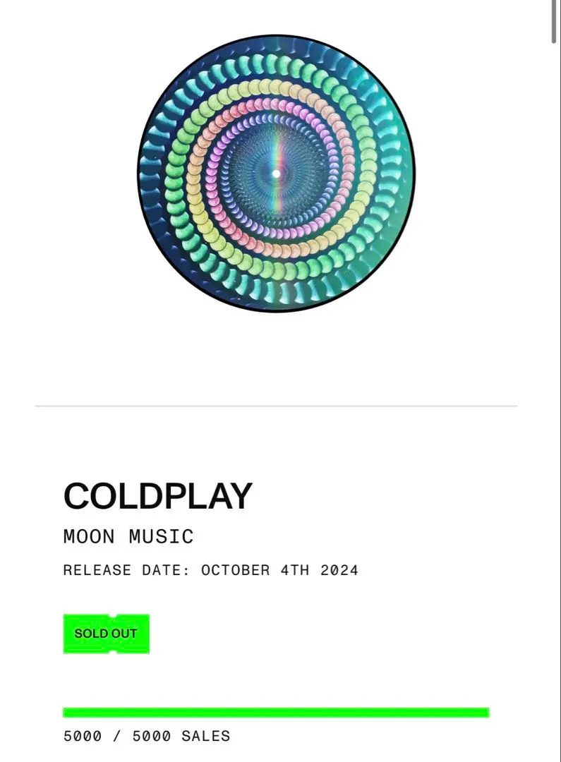 2025年最新】coldplay moon musicの人気アイテム - メルカリ