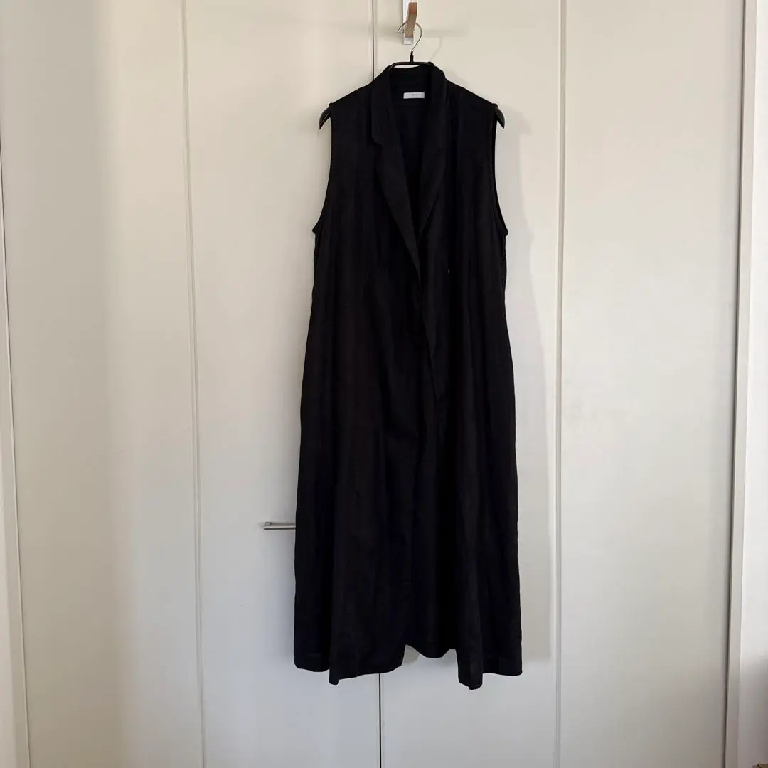 fog linen work フォグリネンワーク　ロングベスト　ロングジレ fog linen work｜セシリア ジレ - fog linen work(フォグリネン