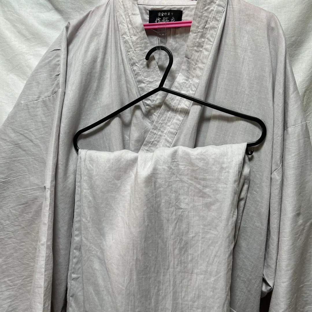 男士作務衣上下L尺寸 的縮圖