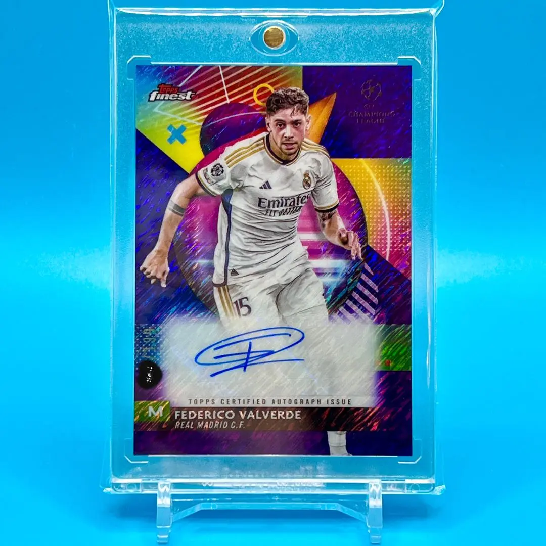 バルベルデ　直筆サイン　topps finest SOCCER Yahoo!オークション - 1円スタート 限定99枚 直筆サイン