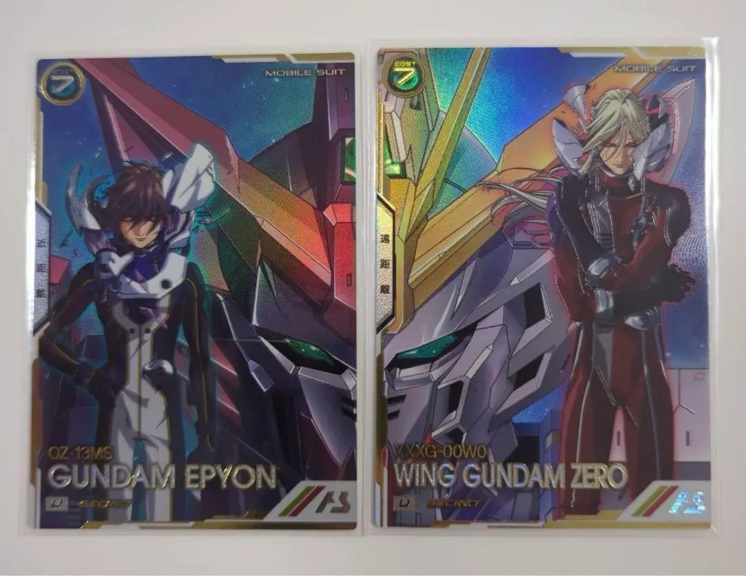 アーセナルベース ガンダムエピオン ガンダムウイング PSA 連番 アーセナルベース ウイングガンダムゼロ ガンダムエピオン SEC