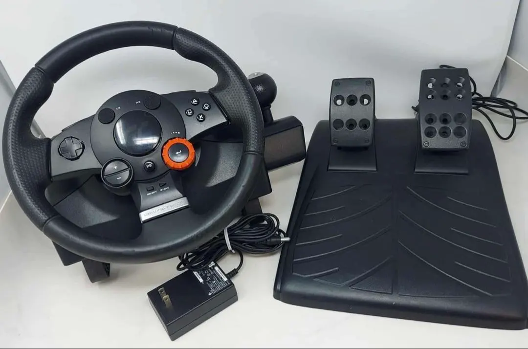 Thumbnail of [Junk] Logicool Driving Force Steering Wheel Controller