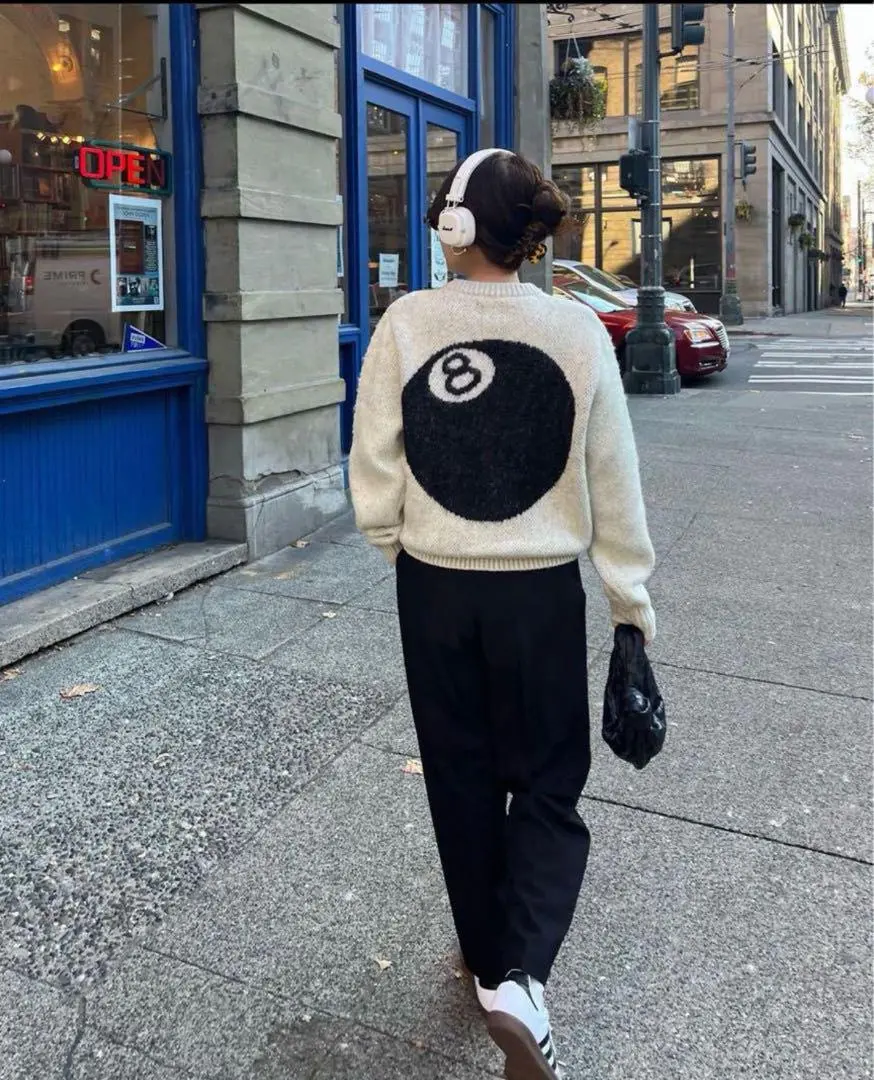 stussy8ボールデザインニットセーター 2025年最新】stussy 8ボール ニットの人気アイテム - メルカリ