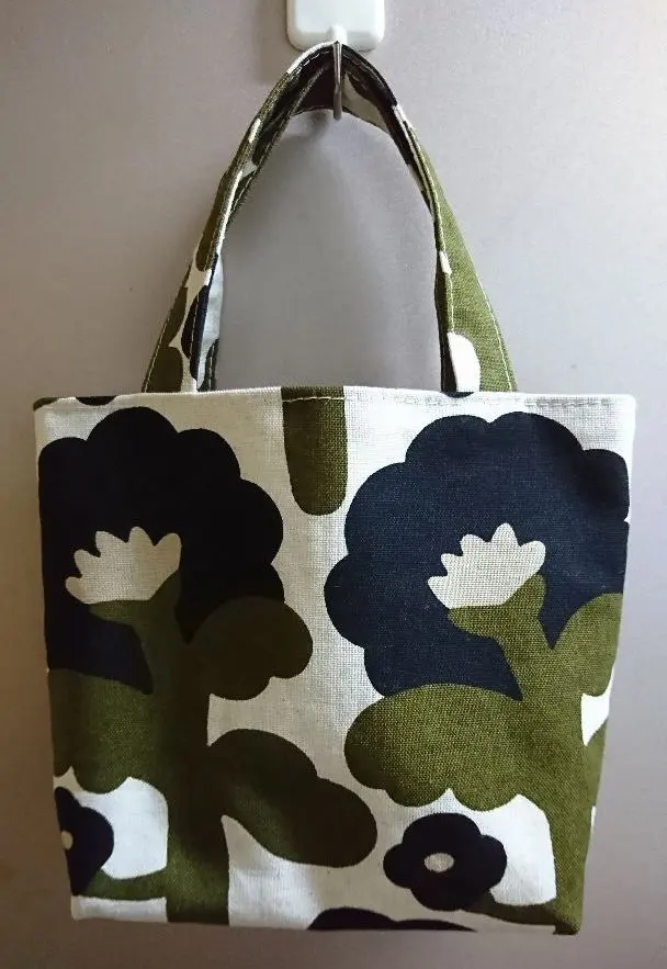 Thumbnail of Mini mini tote stock floral pattern handmade