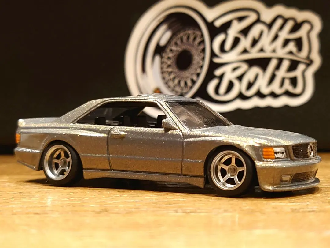 Thumbnail of Hot Wheels Mercedes-Benz 560 SEC AMG Custom Silver