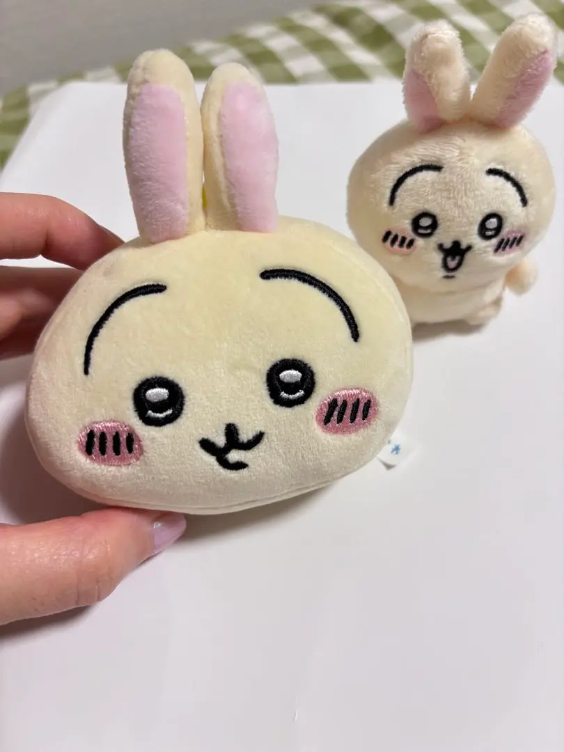 Thumbnail of Set of two rabbit stuffed animals