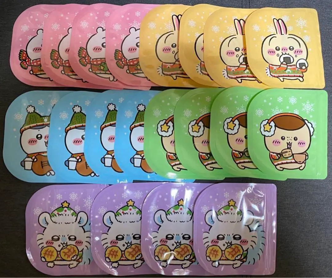 Thumbnail of Chikawa (Chiikawa) Seven-Eleven Limited Original Zipper Packs - All 5 types x 4 sets