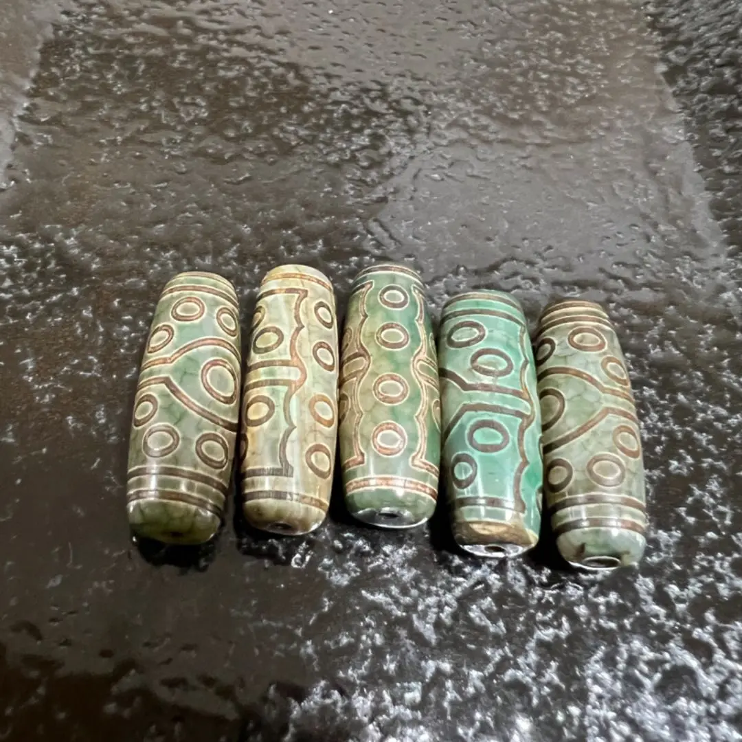 十五眼天珠 至純十五眼天珠[12×38] : 小盧至純西蔵天珠ヤフー店 - 通販