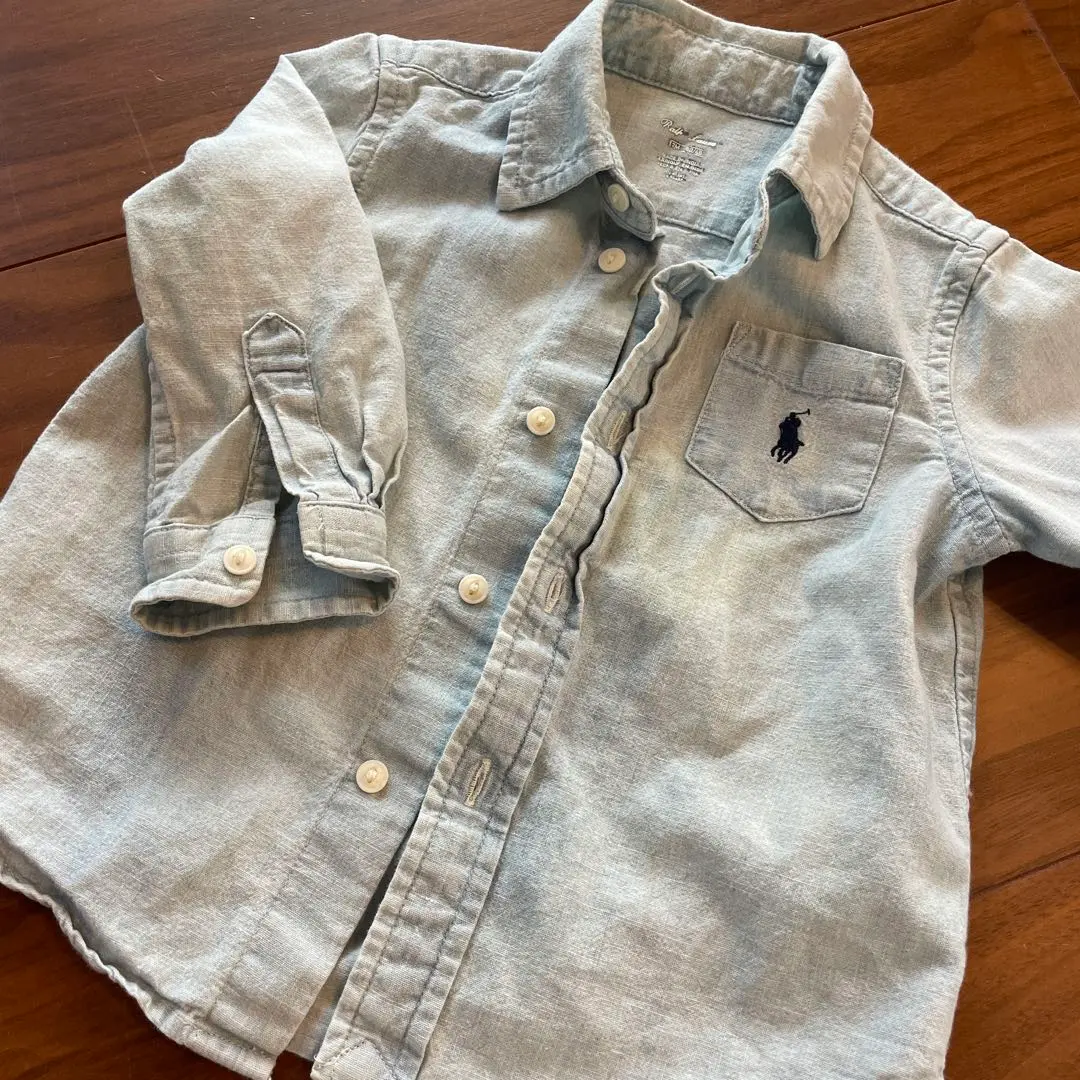 Thumbnail of Autumn Collection! Ralph Lauren Light Blue Denim Shirt