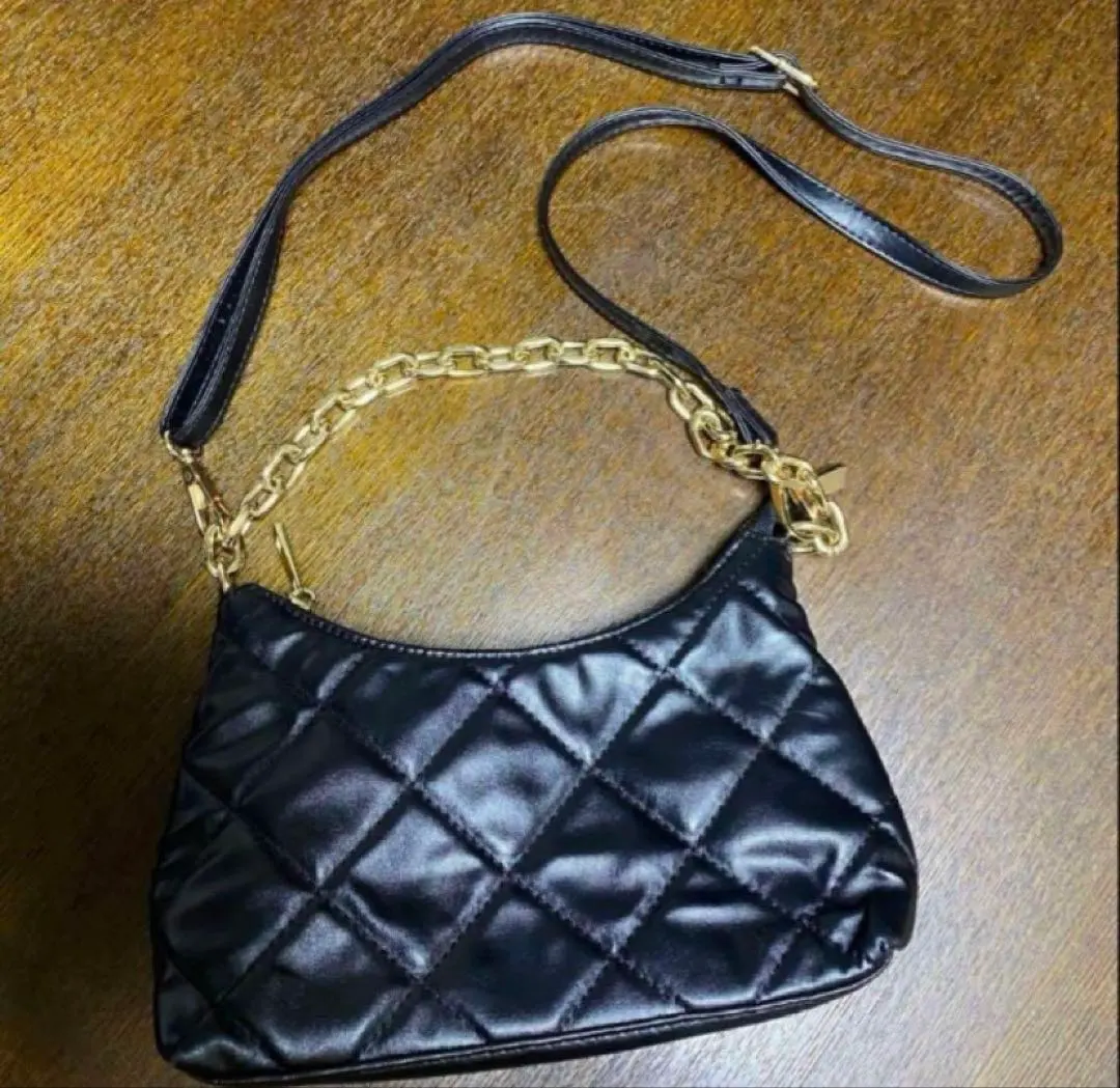 Thumbnail of Quilted Shoulder Bag - Chico - Black