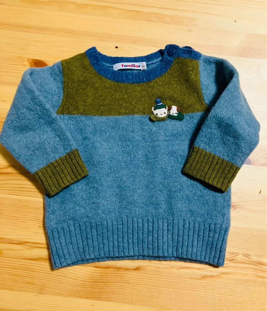 【美品】familiar 針織毛衣 的縮圖