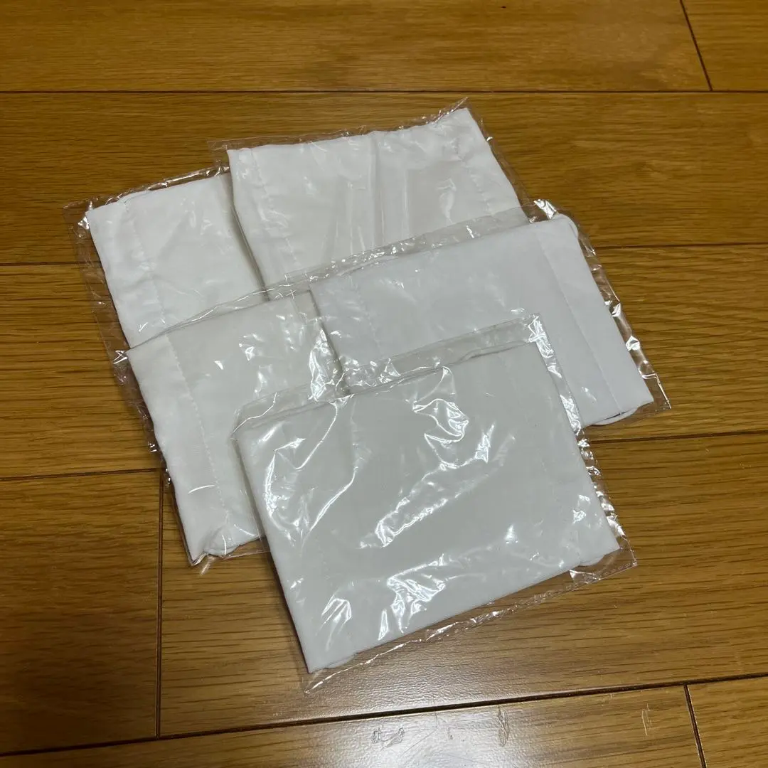 Thumbnail of Unopened gauze masks, 5 pieces