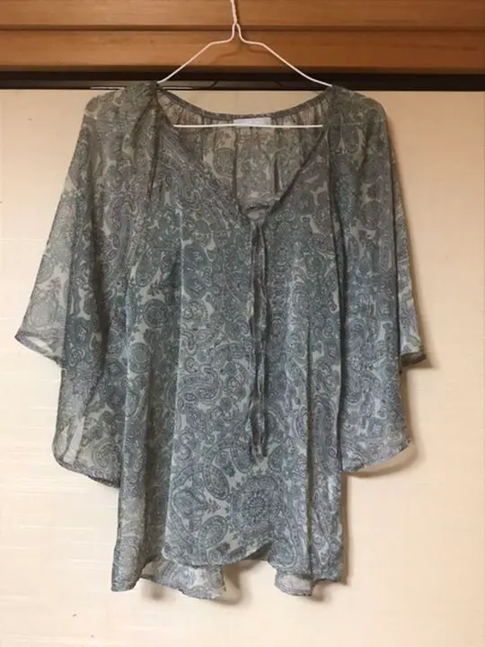 佩斯利花紋 女襯衫 的縮圖