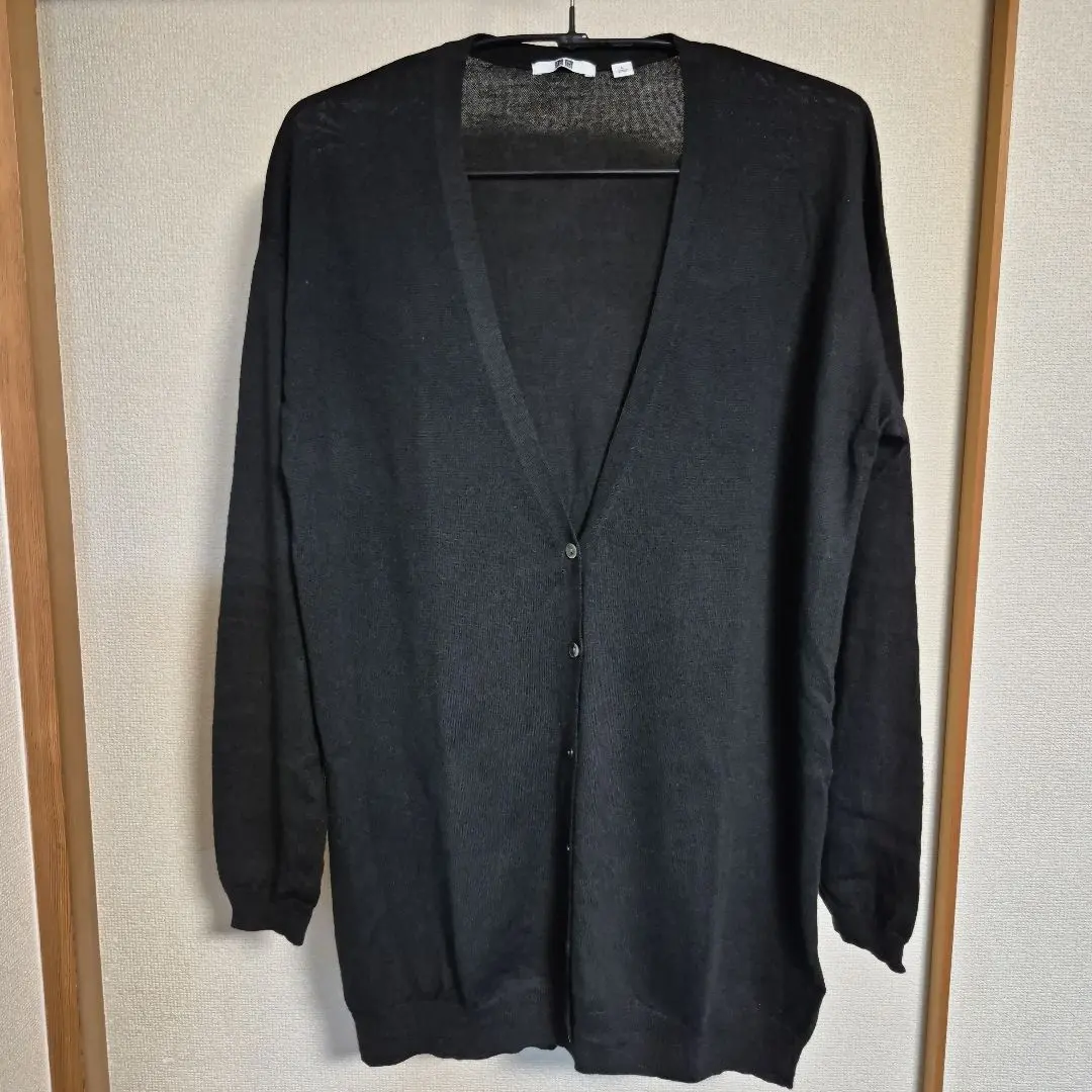 Thumbnail of ✨️Excellent Condition ✨️Uniqlo Extra Fine Merino V-Neck Long Cardigan L