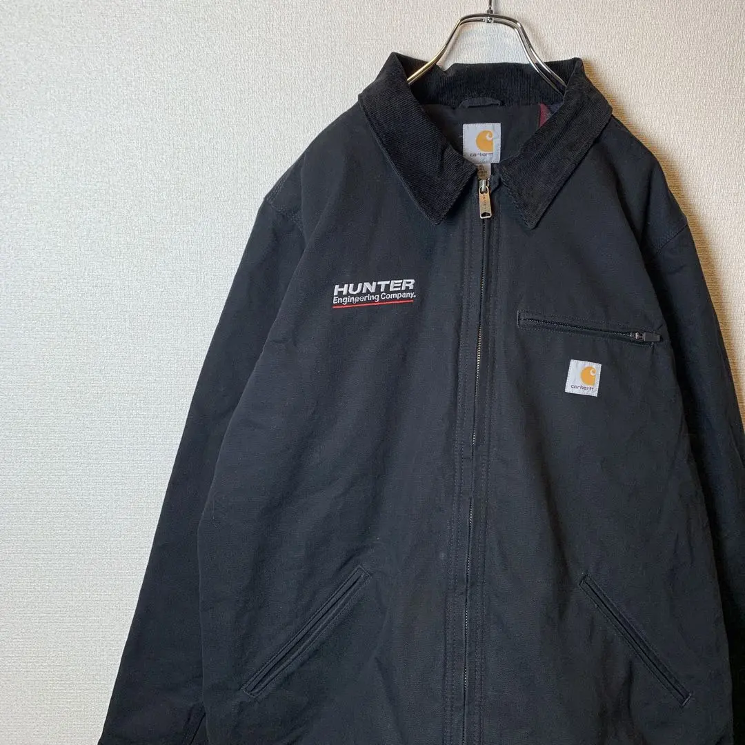 CARHARTT 卡哈特 底特律夾克 黑色 XL 古著 的縮圖