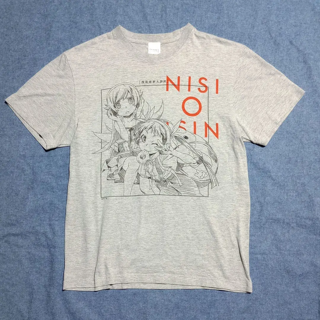 西尾維新大辞展 AJ 限定 Tシャツ 物語シリーズ 化物語 真宵 忍 グレー Amazon.co.jp: 西尾維新大辞展 AJ 限定 Tシャツ 物語シリーズ 化